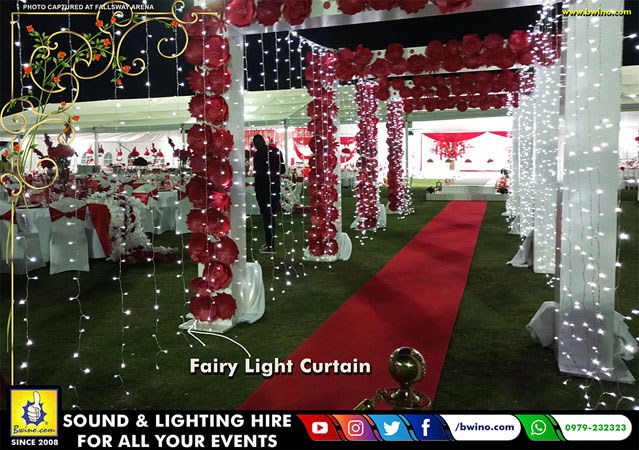 Fairy Light Curtain For Hire 06